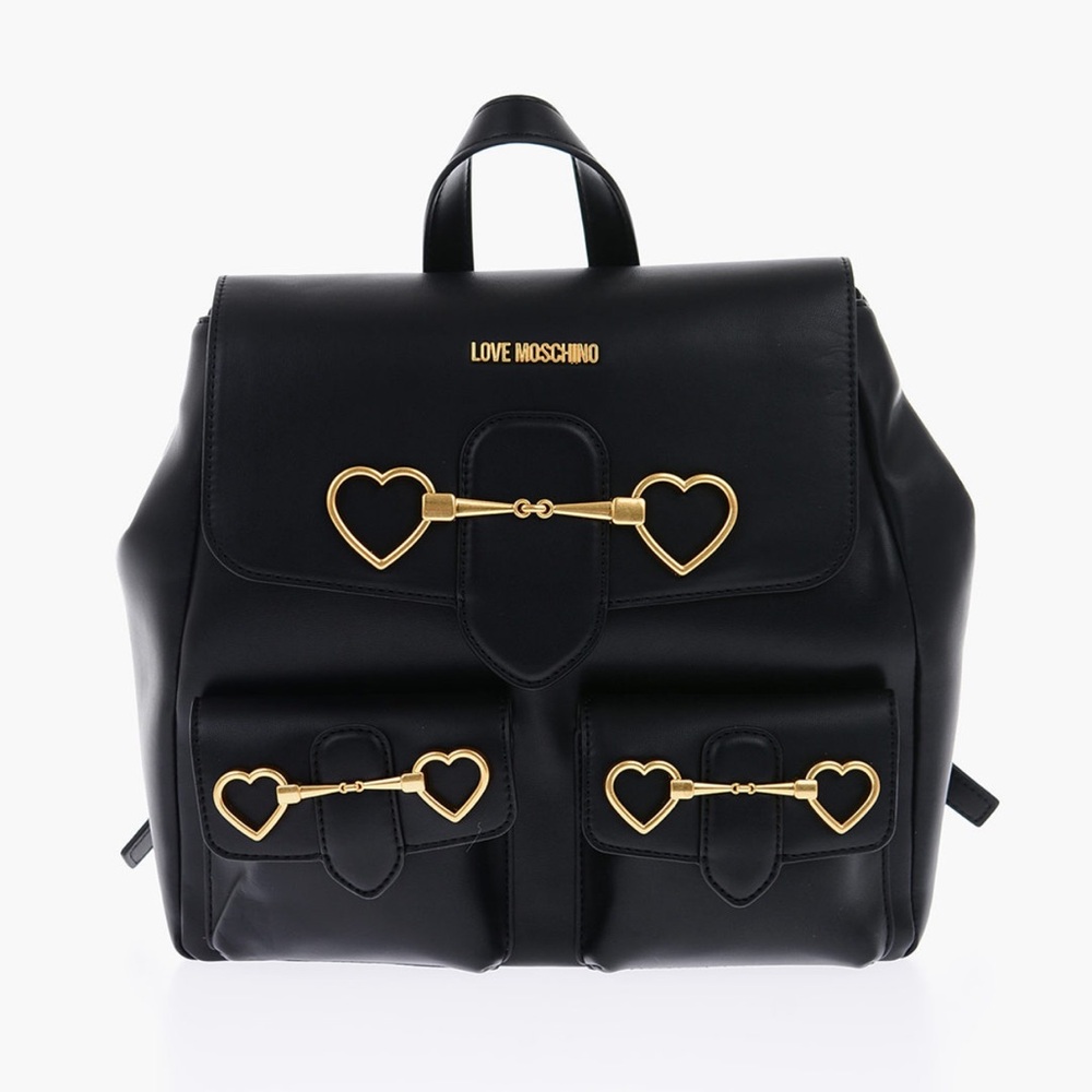 Love Moschino love lock backpack